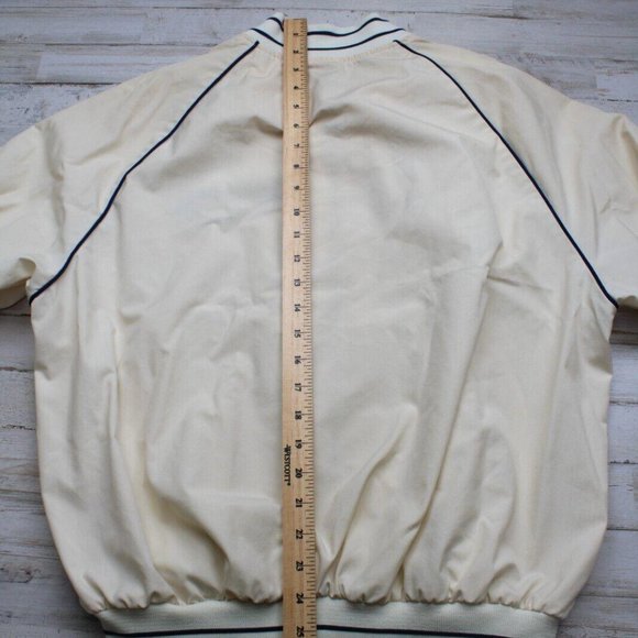 Vintage King Louie Pro Fit Bomber Jacket LG HAUS OF FRANZ GERMAN WINES Made USA - Picture 6 of 8